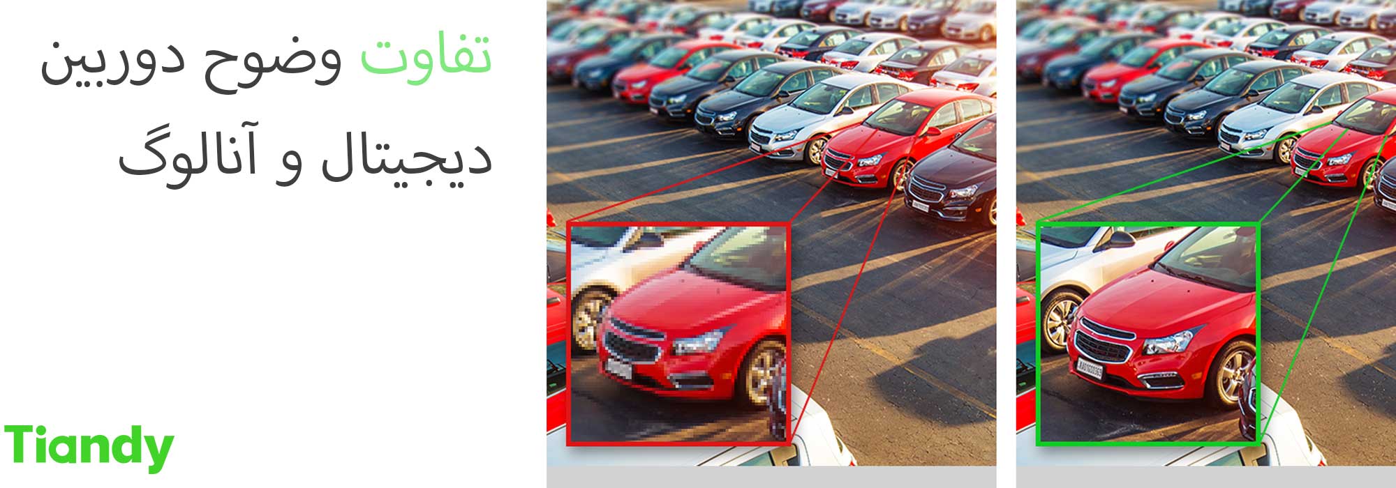 انتخاب وضوح دوربین آنالوگ